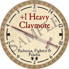 +1 Heavy Claymore - 2020 (Gold)