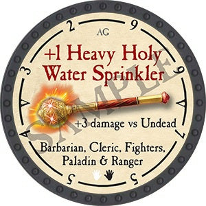 +1 Heavy Holy Water Sprinkler - 2021 (Onyx) - C26