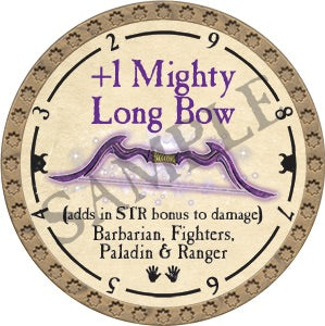 +1 Mighty Long Bow - 2018 (Gold) - UR – Trent Tokens