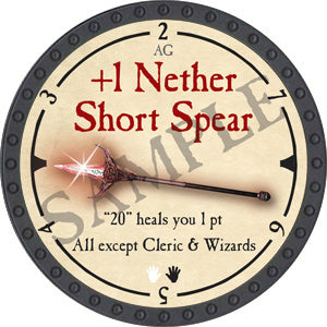 +1 Nether Short Spear - 2019 (Onyx) - C26