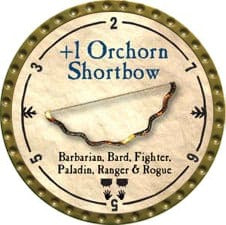 +1 Orchorn Shortbow - 2009 (Gold)