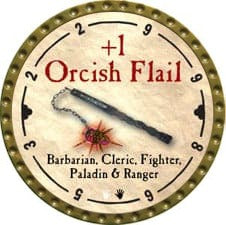 +1 Orcish Flail - 2008 (Gold) - R