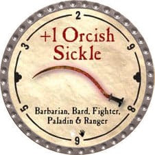 +1 Orcish Sickle - 2008 (Platinum) - C17