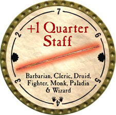+1 Quarter Staff - 2011 (Gold)