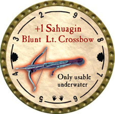 +1 Sahuagin Blunt Lt. Crossbow - 2011 (Gold) - C37