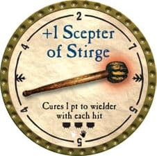 +1 Scepter of Stirge - 2009 (Gold)