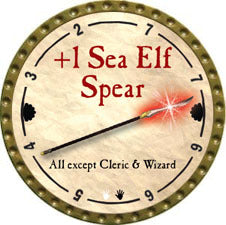 +1 Sea Elf Spear - 2011 (Gold)