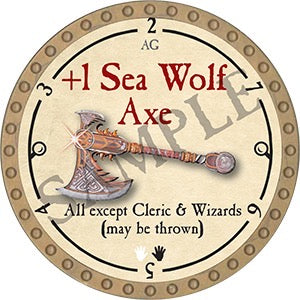 +1 Sea Wolf Axe - 2023 (Gold)