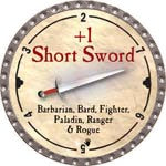 +1 Short Sword - 2008 (Platinum) - C37