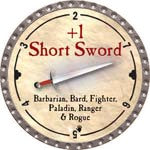 +1 Short Sword - 2008 (Platinum) - C37