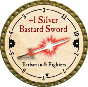 +1 Silver Bastard Sword - 2013 (Gold) - C37