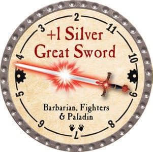 +1 Silver Great Sword - 2013 (Platinum) - R