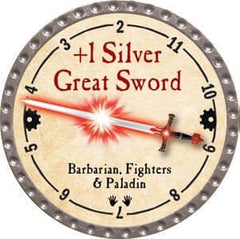 +1 Silver Great Sword - 2013 (Platinum) - R