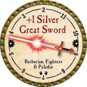 +1 Silver Great Sword - 2013 (Gold)