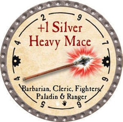 +1 Silver Heavy Mace - 2013 (Platinum) - R