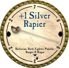 +1 Silver Rapier - 2011 (Gold) - C26