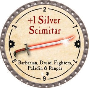 +1 Silver Scimitar - 2013 (Platinum) - R