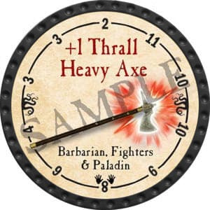 +1 Thrall Heavy Axe - 2016 (Onyx) - C26
