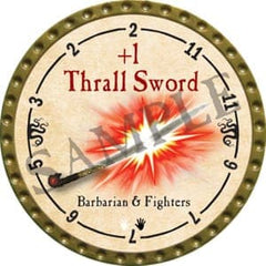 +1 Thrall Sword - 2016 (Gold) - R