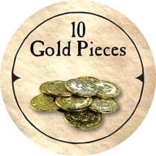 10 Gold Pieces (C) - 2006 (Wooden)