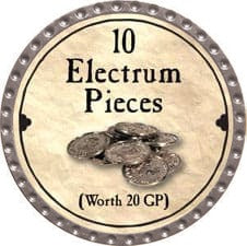 10 Electrum Pieces - 2008 (Platinum) - C17