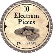 10 Electrum Pieces - 2008 (Platinum) - C17