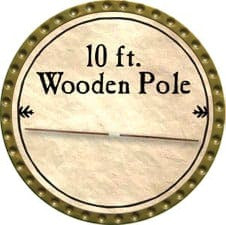 10 ft. Wooden Pole - 2009 (Gold)