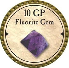 10 GP Fluorite Gem - 2007 (Gold) - C