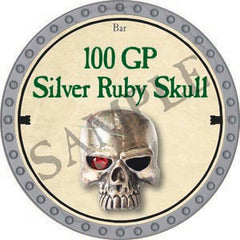100 GP Silver Ruby Skull - 2020 (Platinum) - UC