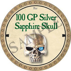 100 GP Silver Sapphire Skull - 2020 (Gold)