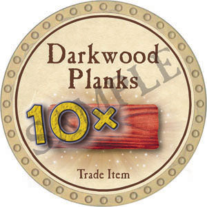 10x Darkwood Planks - Yearless (Tan) - C86