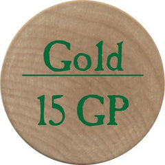 15 Gold Pieces (UC) - 2006 (Wooden) - C37