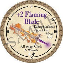 +2 Flaming Blade - 2020 (Gold) - UR
