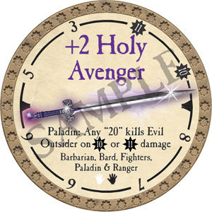 +2 Holy Avenger - 2019 (Gold) - C65