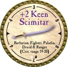 +2 Keen Scimitar - 2007 (Gold) - C99