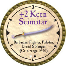 +2 Keen Scimitar - 2008 (Gold) - C117