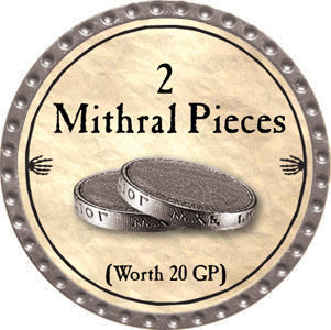 2 Mithral Pieces - 2012 (Platinum) - C37