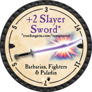 +2 Slayer Sword - 2014 (Onyx) - C117