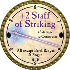 +2 Staff of Striking - 2011 (Gold) - C117