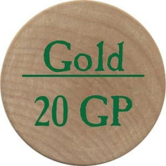 20 Gold Pieces (UC) - 2005b (Wooden) - C26