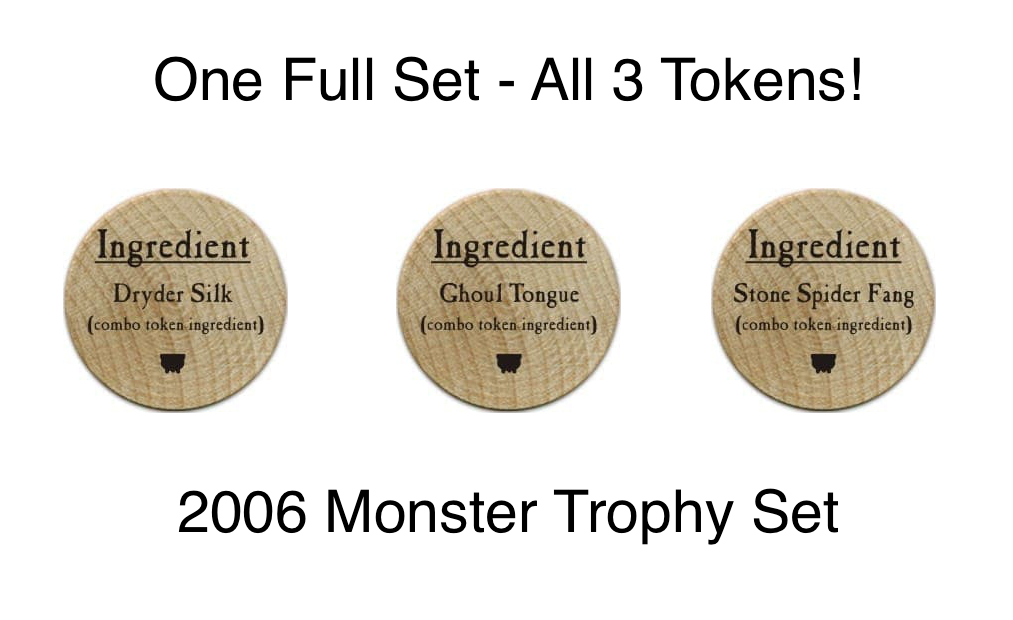 Monster Trophy Set - 2006 (Wooden) - C12