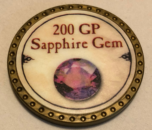 200 GP Sapphire Gem - 2010 (Gold) - misprint pink - C37
