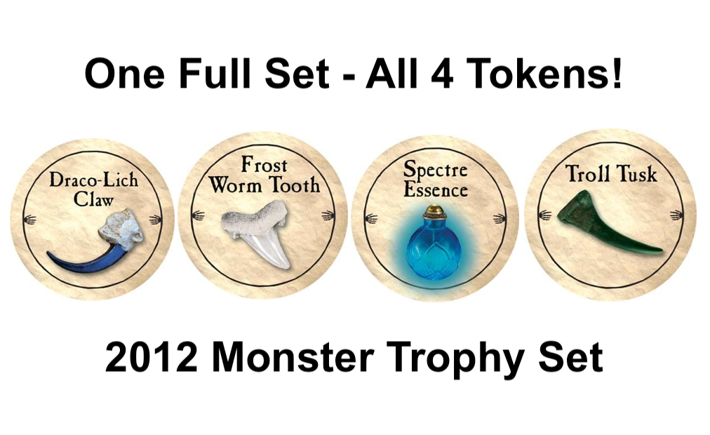Monster Trophy Set - 2012 (Gold) - C12