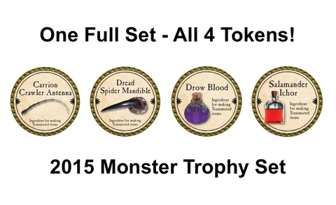 Monster Trophy Set - 2015 (Gold) - C007