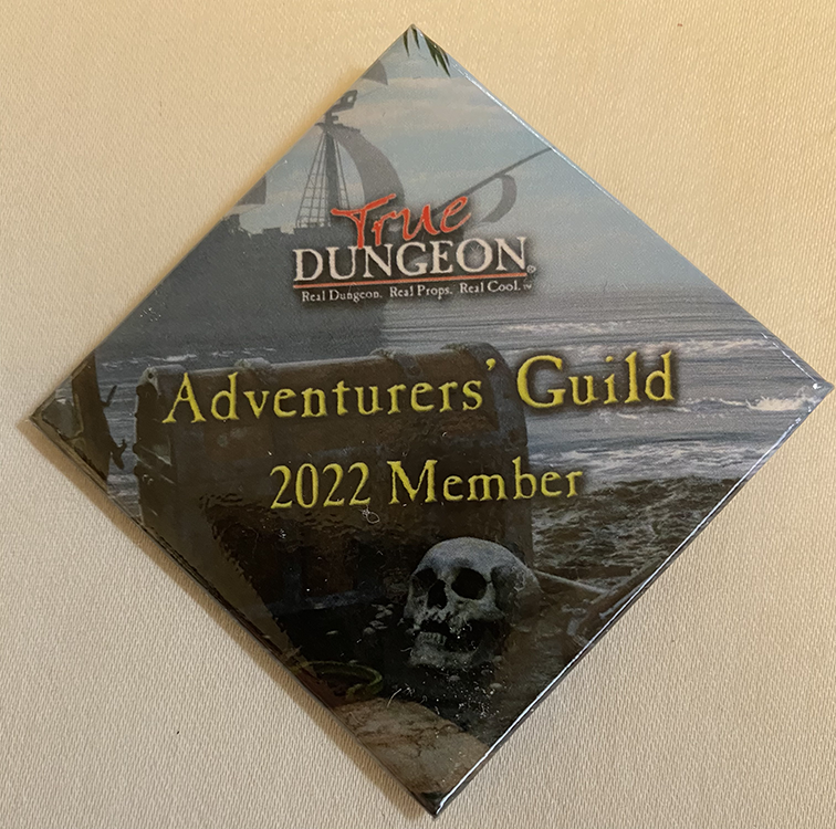 Adventurers’ Guild Membership Button - 2022