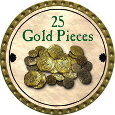 25 Gold Pieces (UC) - 2011 (Gold) - UC