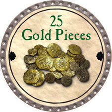 25 Gold Pieces (UC) - 2011 (Platinum) - C37