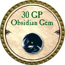 30 GP Obsidian Gem - 2010 (Gold) - C37