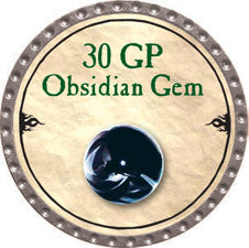 30 GP Obsidian Gem - 2010 (Platinum) - C37