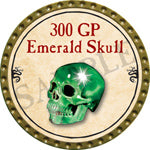 300 GP Emerald Skull - 2016 (Gold)